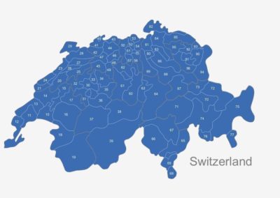 WHAT ARE THE ZIP CODES IN SWITZERLAND?
